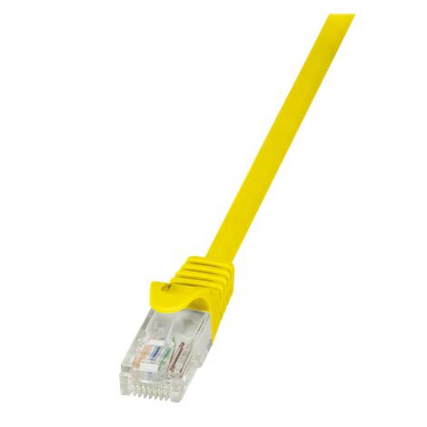 Logilink | CAT 5e | Patch cable | Unshielded twisted pair (UTP) | Male | RJ-45 | Male | RJ-45 | Yellow | 1 m